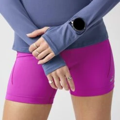 BROOKS Women's Dash 1/2 Zip 3.0 (414 - Nightshadow) -Shoes Fashion Store 221733 414 d1 dash half zip 3 womens long sleeve running shirt