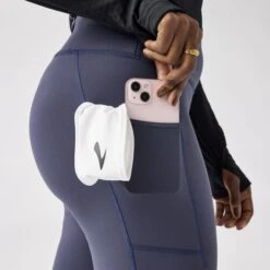 BROOKS Women's Momentum Thermal Tight 2.0 (459 - Dark Nightshadow/Speed Logo) -Shoes Fashion Store 221737 459 d2 momentum thermal tight 2 womens thermal running tight