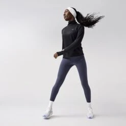 BROOKS Women's Momentum Thermal Tight 2.0 (459 - Dark Nightshadow/Speed Logo) -Shoes Fashion Store 221737 459 mv2 momentum thermal tight 2 womens thermal running tight