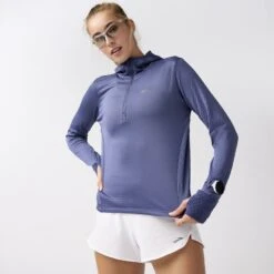 BROOKS Women's Notch Thermal Hoodie 3.0 (414 - Nightshadow)