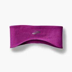 BROOKS Unisex Luxe Thermal Headband (512 - Heather Magenta)