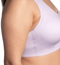 BROOKS Women's Dare Crossback Run Bra 2.0 (505 - Light Purple) -Shoes Fashion Store 350084 505 D1 Dare Crossback Run Bra 2