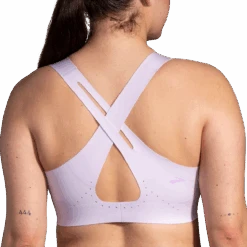 BROOKS Women's Dare Crossback Run Bra 2.0 (505 - Light Purple) -Shoes Fashion Store 350084 505 MB Dare Crossback Run Bra 2