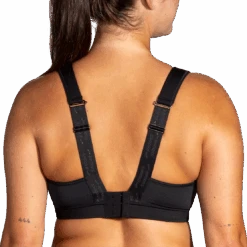 BROOKS Women's Convertible 2.0 Sports Bra (001 - Black) -Shoes Fashion Store 350089 001 MB Convertible Run Bra 2