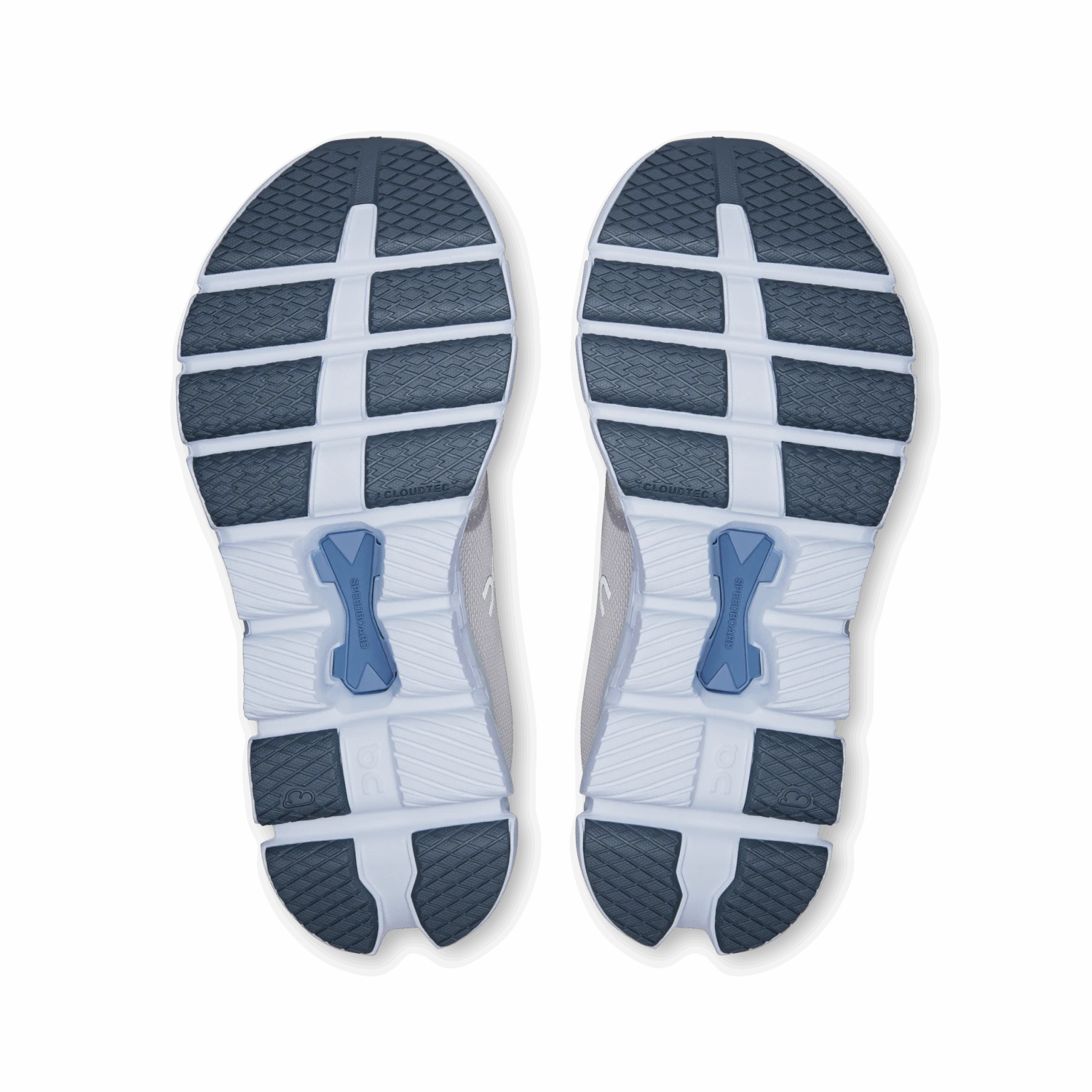 On Women's Cloud X 4 (Silver/Chambray) 6 On Women's Cloud X 4 (Silver/Chambray) - Image 6