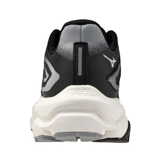 Mizuno Women's Wave Horizon 8 WIDE (9000 - Black/White) 4 Mizuno Women's Wave Horizon 8 WIDE (9000 - Black/White) - Image 4