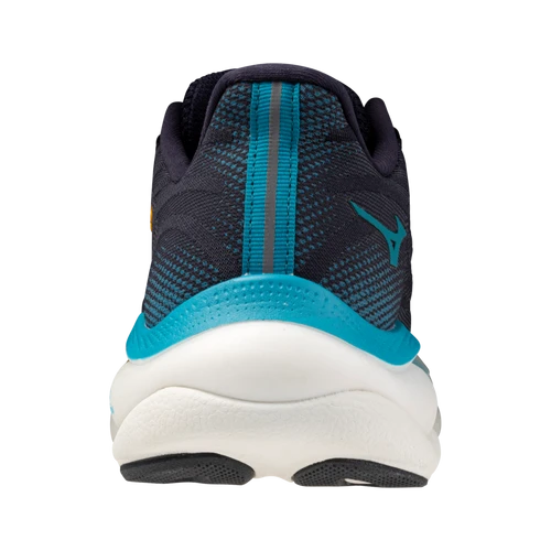 Mizuno Men's Wave Sky 9 (5S2Y - Baritone Blue/Citrus) 4 Mizuno Men's Wave Sky 9 (5S2Y - Baritone Blue/Citrus) - Image 4