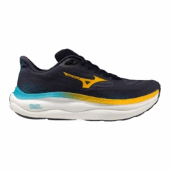 Mizuno Men's Wave Sky 9 (5S2Y - Baritone Blue/Citrus)