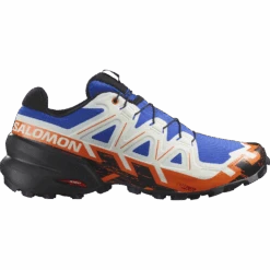 Salomon Men's Speedcross 6 (Lapis Blue/Black/Scarlet Ibis)