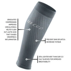 CEP Men's Ultralight Compression Calf Sleeves (Grey/Light Grey) 11 CEP Men's Ultralight Compression Calf Sleeves (Grey/Light Grey) -Shoes Fashion Store 54 540x 9971268c f2e2 4b00 bd95 e0a307bd9164