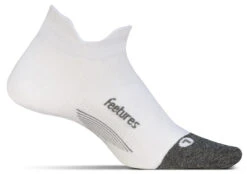 Feetures Elite Light Cushion No Show Tab (White)