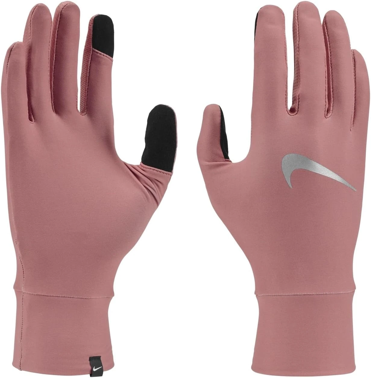 Women's Nike Dri-FIT Lightweight Gloves (Red Stardust/Silver) 1 Women's Nike Dri-FIT Lightweight Gloves (Red Stardust/Silver)