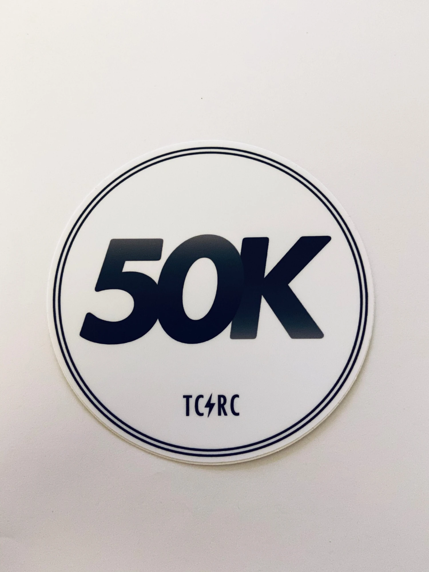 50K TCRC Sticker 1 50K TCRC Sticker