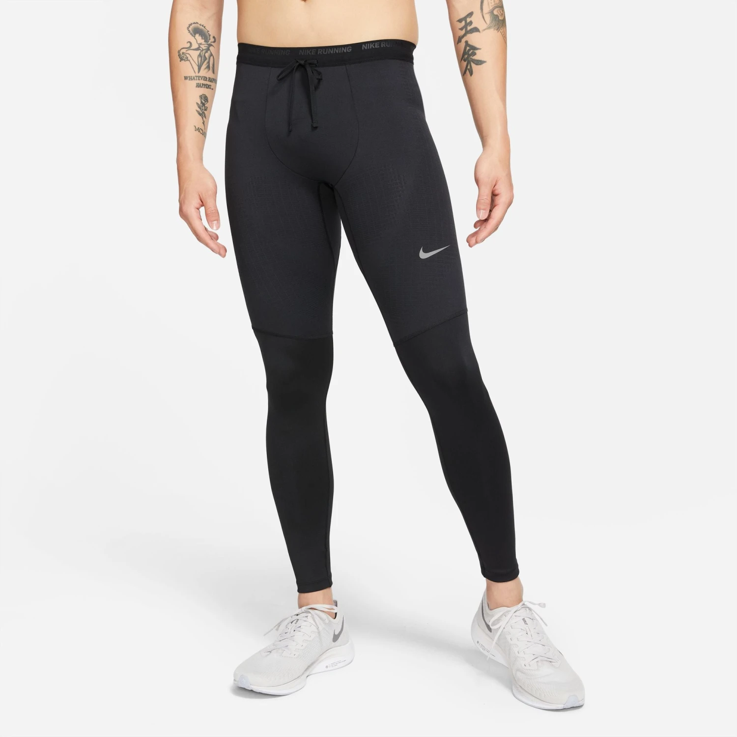 Nike Men's Phenom Dri-FIT Running Tights (010 - Black/Reflective Silver) 1 Nike Men's Phenom Dri-FIT Running Tights (010 - Black/Reflective Silver)