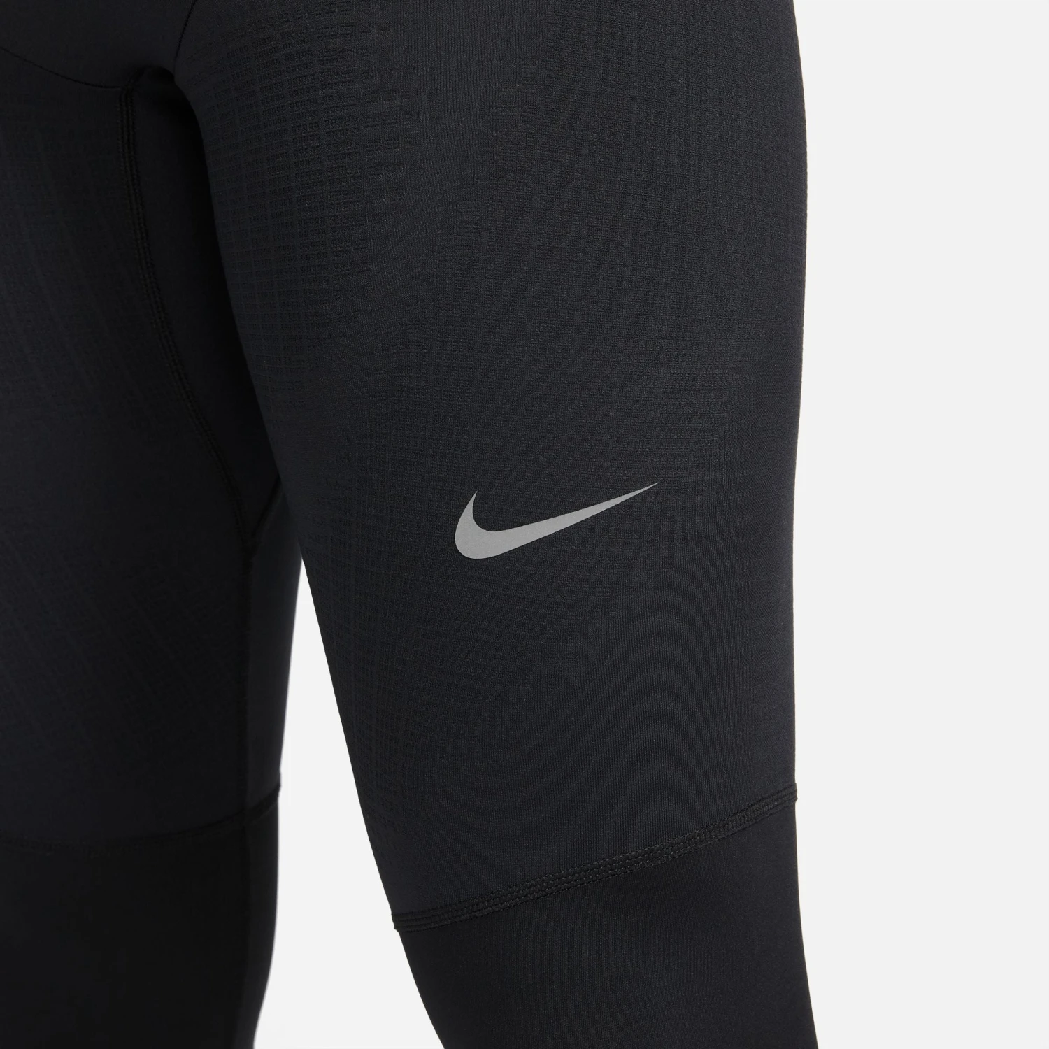 Nike Men's Phenom Dri-FIT Running Tights (010 - Black/Reflective Silver) 4 Nike Men's Phenom Dri-FIT Running Tights (010 - Black/Reflective Silver) - Image 4