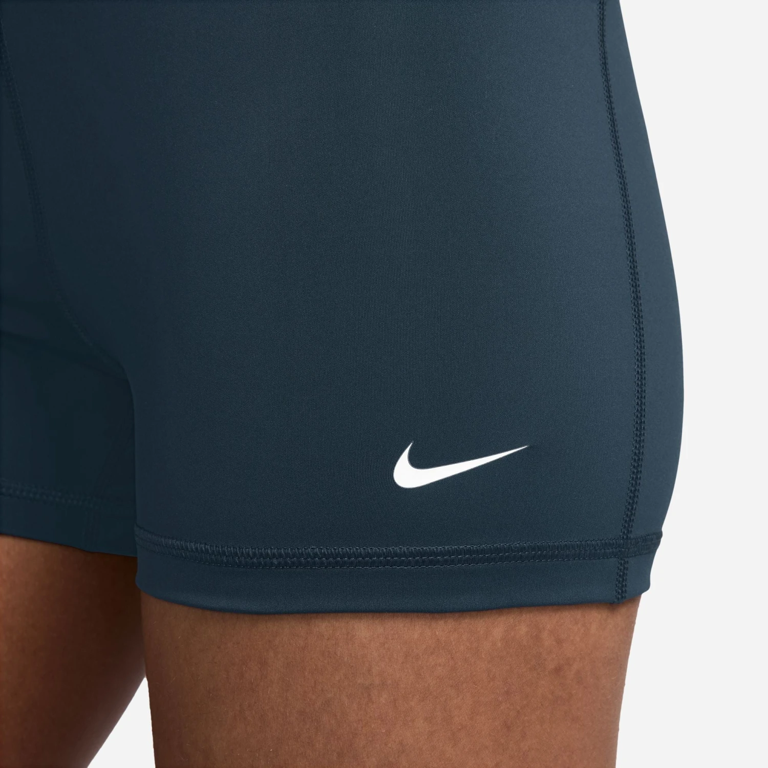Nike Women's Pro 3" Shorts (478 - Armory Navy/White) 7 Nike Women's Pro 3" Shorts (478 - Armory Navy/White) - Image 7