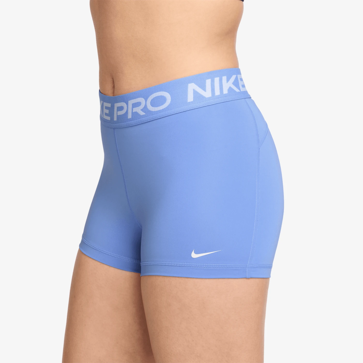 Nike Women's Pro 3" Shorts (495 - Royal Pulse/White) 3 Nike Women's Pro 3" Shorts (495 - Royal Pulse/White) - Image 3
