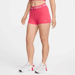 Nike Women's Pro 3" Shorts (629 - Aster Pink/White) 9 Nike Women's Pro 3" Shorts (629 - Aster Pink/White) -Shoes Fashion Store AURORA CZ9857 629 PHSFM001 2000
