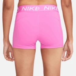Nike Women's Pro 3" Shorts (675 - Playful Pink/White) 6 Nike Women's Pro 3" Shorts (675 - Playful Pink/White) -Shoes Fashion Store AURORA CZ9857 675 PHSYM001 2000
