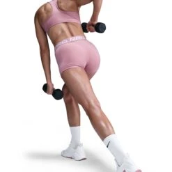 Nike Women's Pro 3" Shorts (699 - Elemental Pink/White) 9 Nike Women's Pro 3" Shorts (699 - Elemental Pink/White) -Shoes Fashion Store AURORA CZ9857 699 PHSYM002 2000
