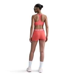 Nike Women's Pro 3" Shorts (816 - Magic Ember/White/White) -Shoes Fashion Store AURORA CZ9857 816 PHSBM001 2000