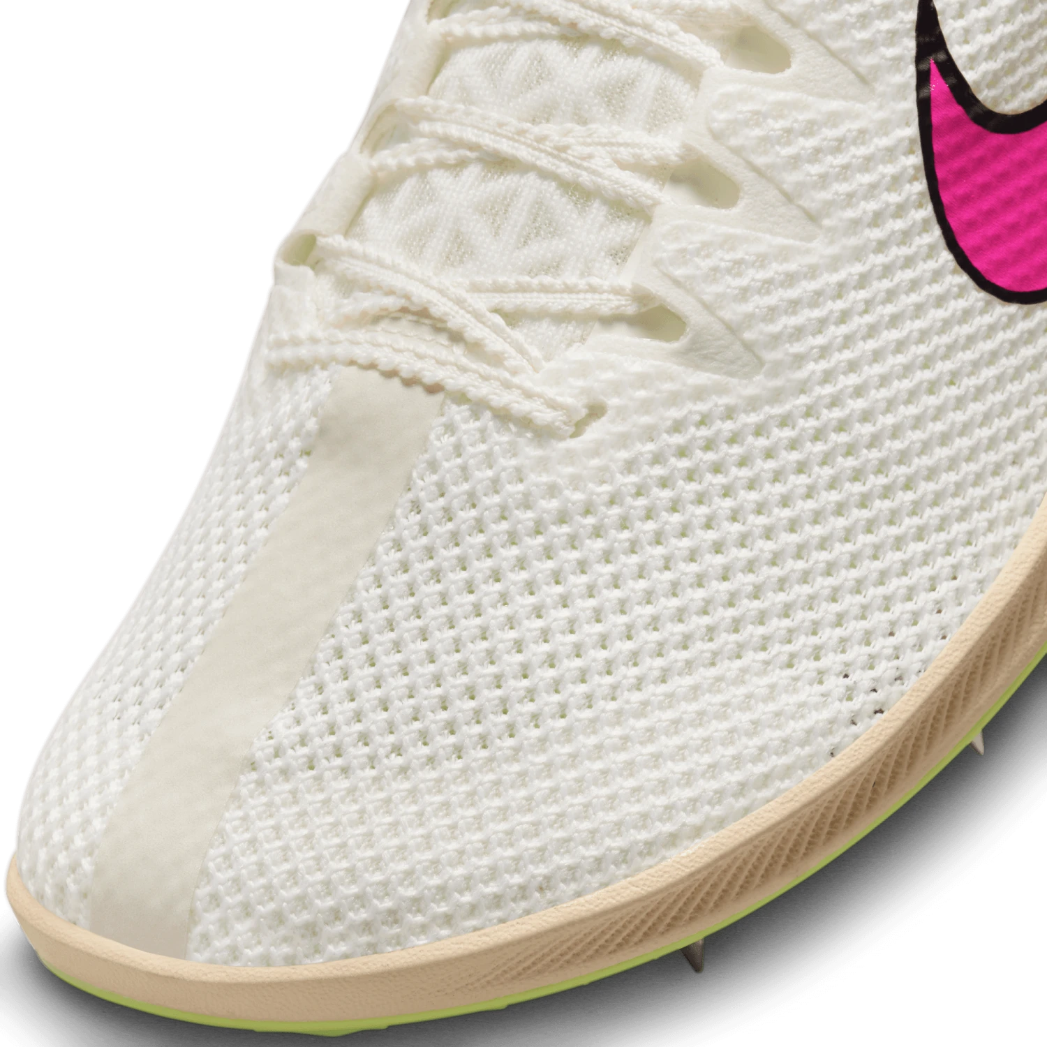 Nike Unisex Zoom Rival Distance (101 - Sail/Fierce Pink-LT Lemon Twist) 4 Nike Unisex Zoom Rival Distance (101 - Sail/Fierce Pink-LT Lemon Twist) - Image 4