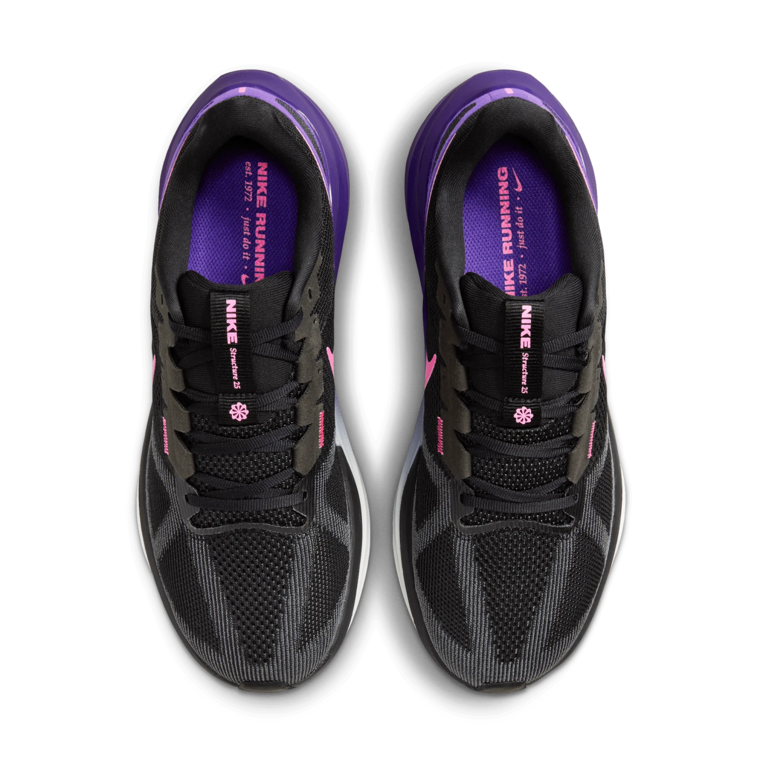 Nike Men’s Structure 25 (010 - Black/Laser Fuchsia-Anthracite) 8 Nike Men’s Structure 25 (010 - Black/Laser Fuchsia-Anthracite) - Image 8