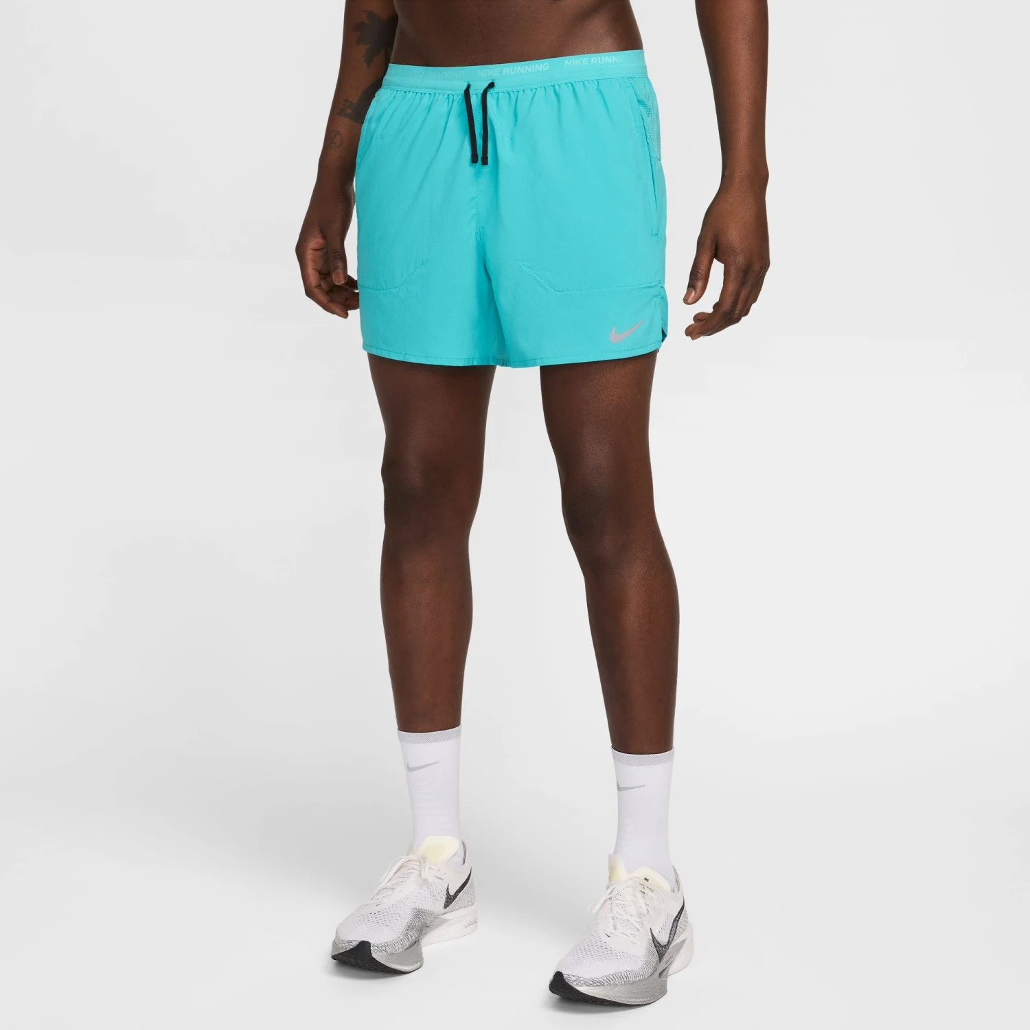 Nike Men's DRI-FIT Stride 5" Shorts (345 - Dusty Cactus/Black/Reflective Silver) 3 Nike Men's DRI-FIT Stride 5" Shorts (345 - Dusty Cactus/Black/Reflective Silver) - Image 3