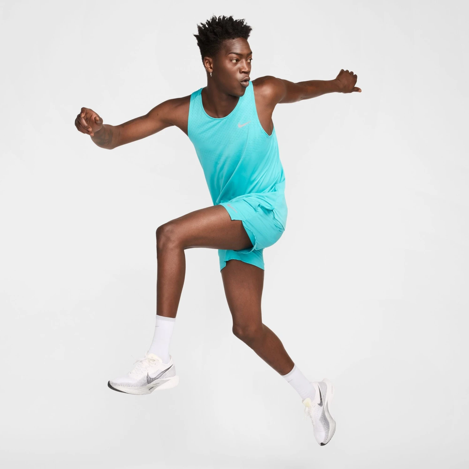 Nike Men's DRI-FIT Stride 5" Shorts (345 - Dusty Cactus/Black/Reflective Silver) 5 Nike Men's DRI-FIT Stride 5" Shorts (345 - Dusty Cactus/Black/Reflective Silver) - Image 5