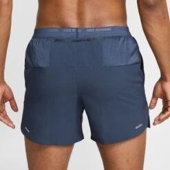 Nike Men's DRI-FIT Stride 5" Shorts (437 - Thunder Blue/Black/Reflective Silver) 14 Nike Men's DRI-FIT Stride 5" Shorts (437 - Thunder Blue/Black/Reflective Silver) -Shoes Fashion Store AURORA DM4755 437 PHSYM001 2000
