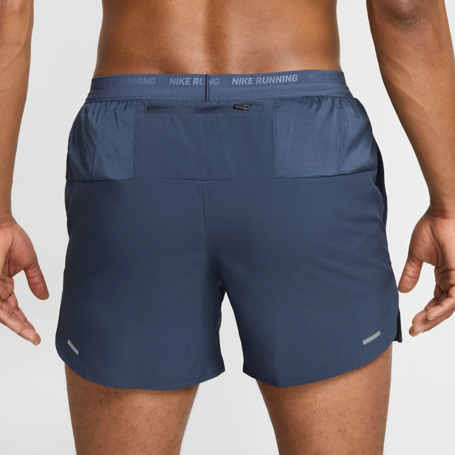 Nike Men's DRI-FIT Stride 5" Shorts (437 - Thunder Blue/Black/Reflective Silver) 4 Nike Men's DRI-FIT Stride 5" Shorts (437 - Thunder Blue/Black/Reflective Silver) - Image 4