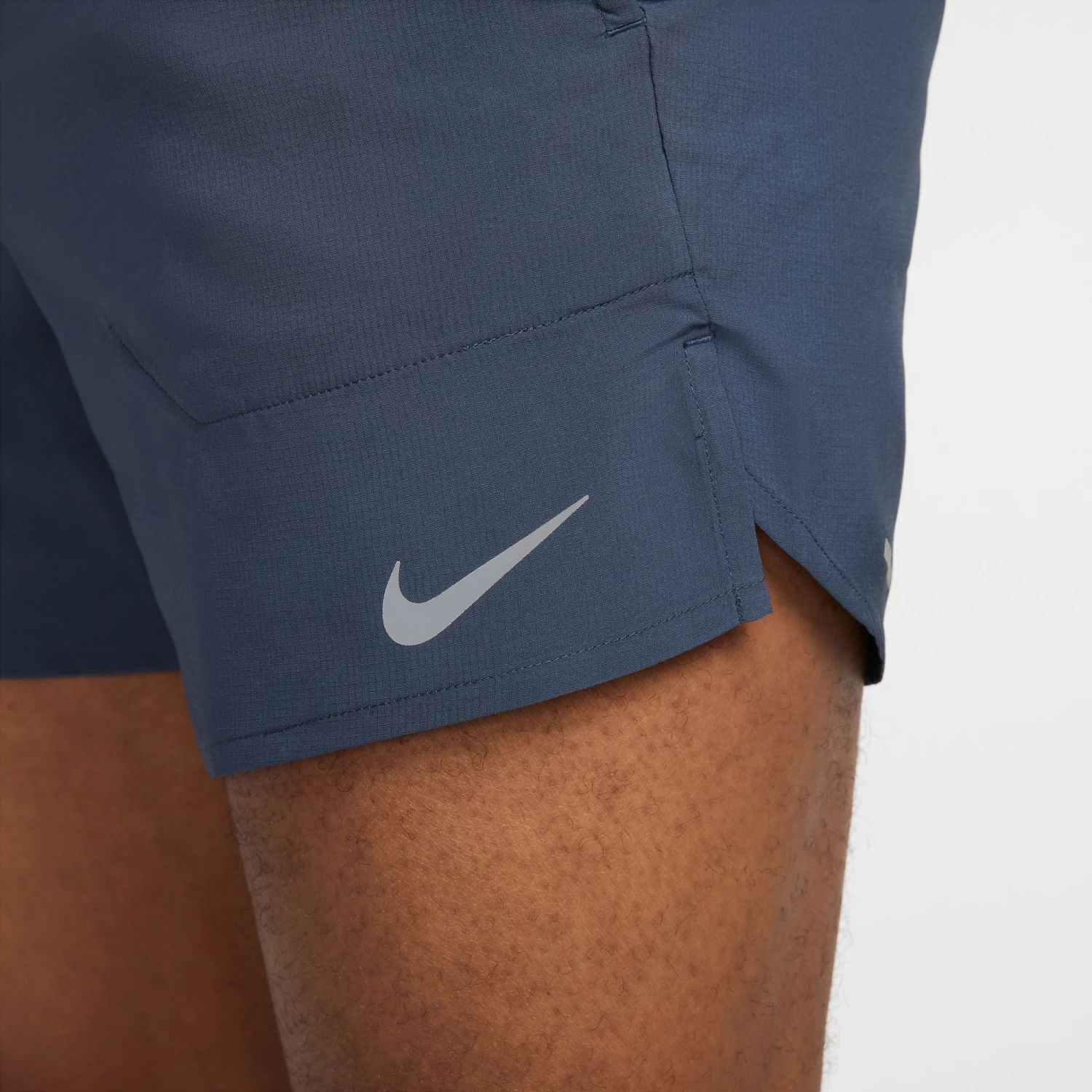 Nike Men's DRI-FIT Stride 5" Shorts (437 - Thunder Blue/Black/Reflective Silver) 7 Nike Men's DRI-FIT Stride 5" Shorts (437 - Thunder Blue/Black/Reflective Silver) - Image 7
