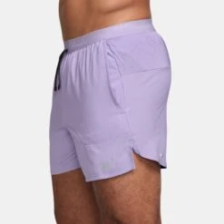 Nike Men's DRI-FIT Stride 5" Shorts (515 - Hydrangeas/Black/Reflective Silver) 7 Nike Men's DRI-FIT Stride 5" Shorts (515 - Hydrangeas/Black/Reflective Silver) -Shoes Fashion Store AURORA DM4755 515 PHSYM001 2000