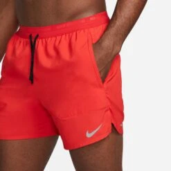 Nike Men's DRI-FIT Stride 5" Shorts (657 - University Red/Black/Reflective Silver) 14 Nike Men's DRI-FIT Stride 5" Shorts (657 - University Red/Black/Reflective Silver) -Shoes Fashion Store AURORA DM4755 657 PHSYM002 2000