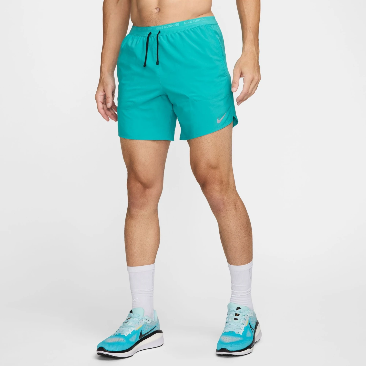 Nike Men's DRI-FIT Stride 7" Shorts (345 - Dusty Cactus/Black/Reflective Silver) 3 Nike Men's DRI-FIT Stride 7" Shorts (345 - Dusty Cactus/Black/Reflective Silver) - Image 3