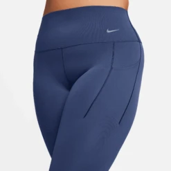 Nike Women's Universa Medium-Support High-Waisted 7/8 Leggings (410 - Midnight Navy/Black) 11 Nike Women's Universa Medium-Support High-Waisted 7/8 Leggings (410 - Midnight Navy/Black) -Shoes Fashion Store AURORA DQ5897 410 PHSYM003 2000