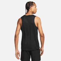 Nike Men's DRI-FIT Miler Running Tank (010 - Black/Reflective Silver) 7 Nike Men's DRI-FIT Miler Running Tank (010 - Black/Reflective Silver) -Shoes Fashion Store AURORA DV9321 010 PHSBM001 2000