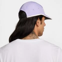 Nike Unisex DRI-Fit Fly Unstructured Swoosh Cap (533 - Lilac Ice/Phantom/Black) -Shoes Fashion Store AURORA FB5624 533 PHSBM001 2000