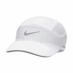 Nike Unisex DRI-FIT ADV Fly Unstructured Reflective Cap (White/Anthracite/Reflective Silver)