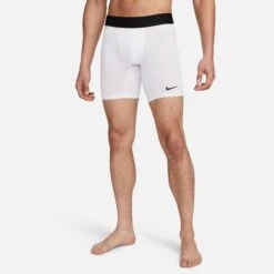 Nike Men's Pro Short Tights (100 - White/Black)
