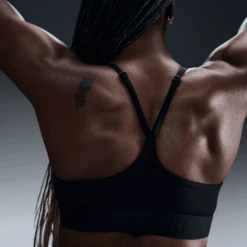 Nike Women's Indy Light Support Padded Adjustable Sports Bra (010 - Black/Black) 7 Nike Women's Indy Light Support Padded Adjustable Sports Bra (010 - Black/Black) -Shoes Fashion Store AURORA FD1062 010 PHSYM003 2000