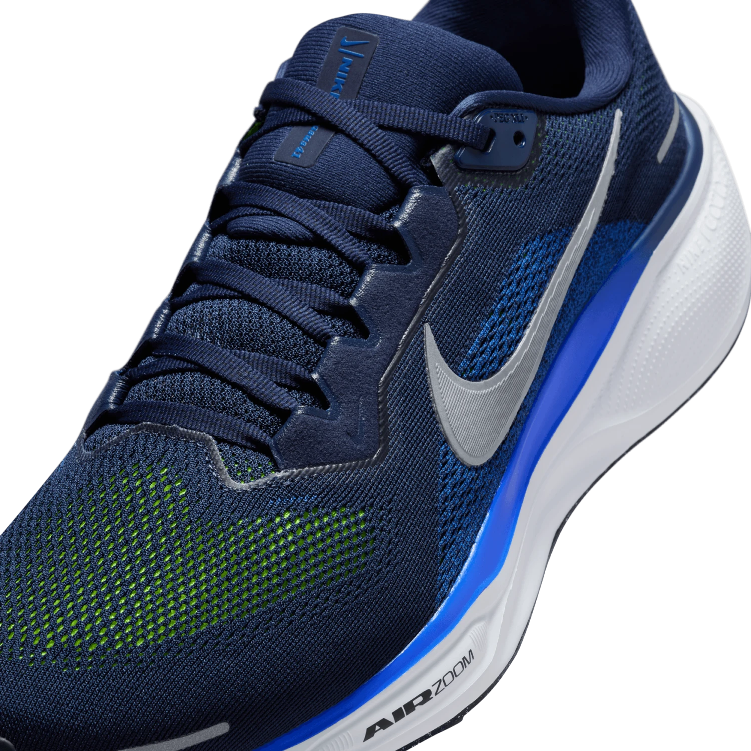 Nike Men's Pegasus 41 (400 - Midnight Navy/Reflective Silver-Black-Volt) 4 Nike Men's Pegasus 41 (400 - Midnight Navy/Reflective Silver-Black-Volt) - Image 4