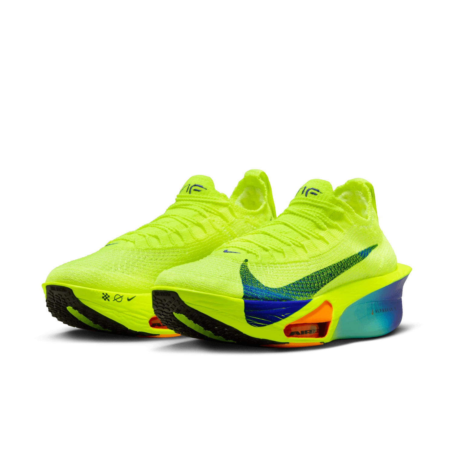 Nike Women's Alphafly 3 "Fast Pack" (700 - Volt/Concord/DustyCactus/Total Orange) 3 Nike Women's Alphafly 3 "Fast Pack" (700 - Volt/Concord/DustyCactus/Total Orange) - Image 3