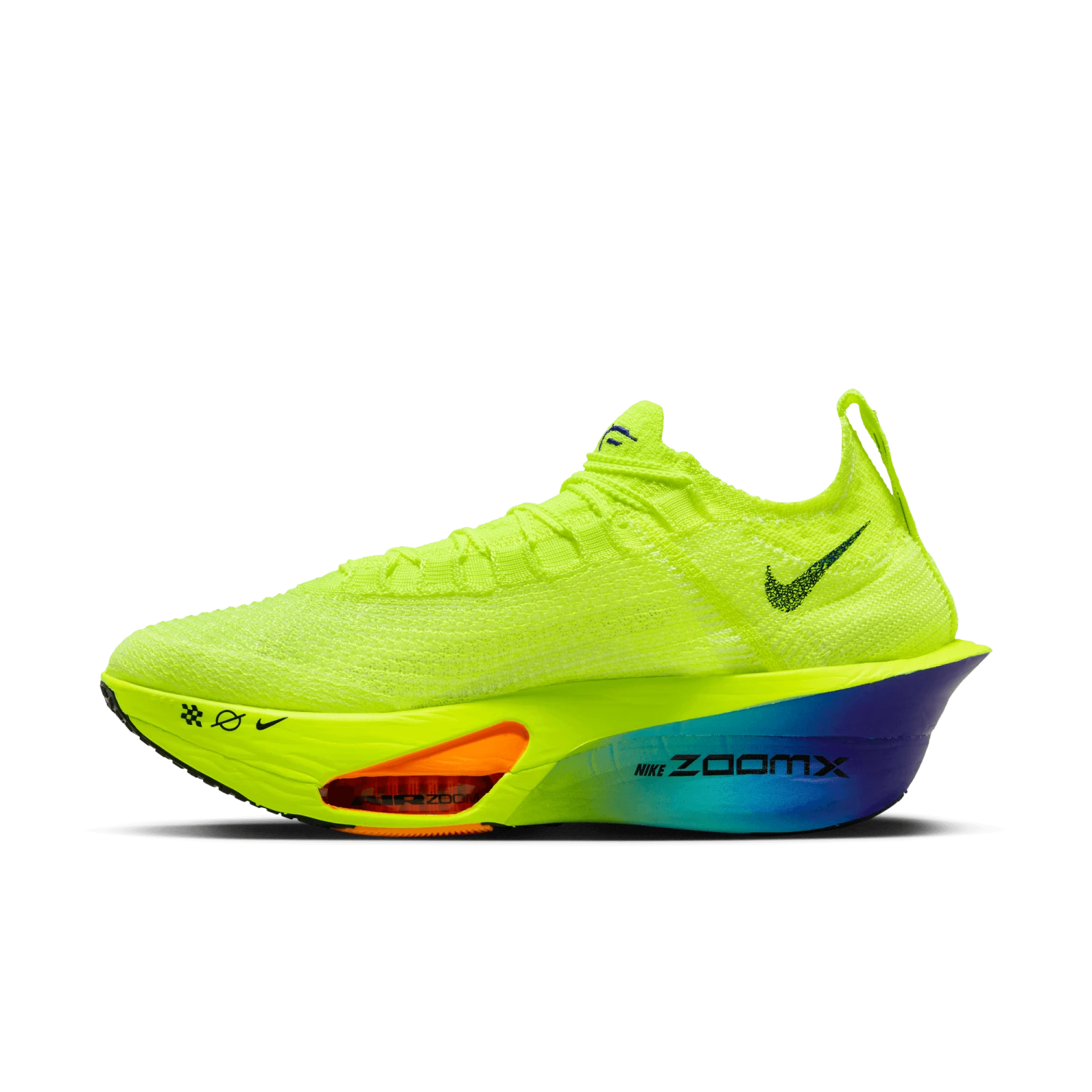 Nike Women's Alphafly 3 "Fast Pack" (700 - Volt/Concord/DustyCactus/Total Orange) 2 Nike Women's Alphafly 3 "Fast Pack" (700 - Volt/Concord/DustyCactus/Total Orange) - Image 2