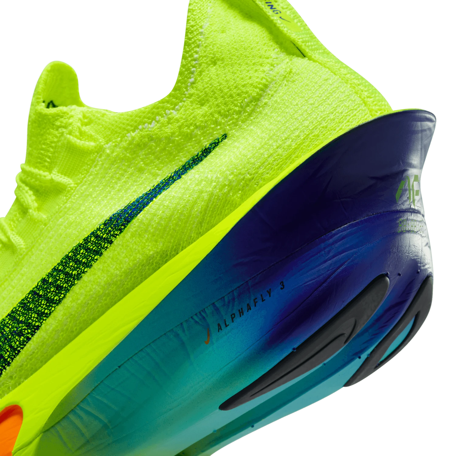 Nike Women's Alphafly 3 "Fast Pack" (700 - Volt/Concord/DustyCactus/Total Orange) 6 Nike Women's Alphafly 3 "Fast Pack" (700 - Volt/Concord/DustyCactus/Total Orange) - Image 6