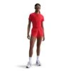 Nike Women's DRI-FIT ADV Aeroswift Mid-Rise Brief-Lined 3" Running Shorts (696 - LT Crimson/Black)