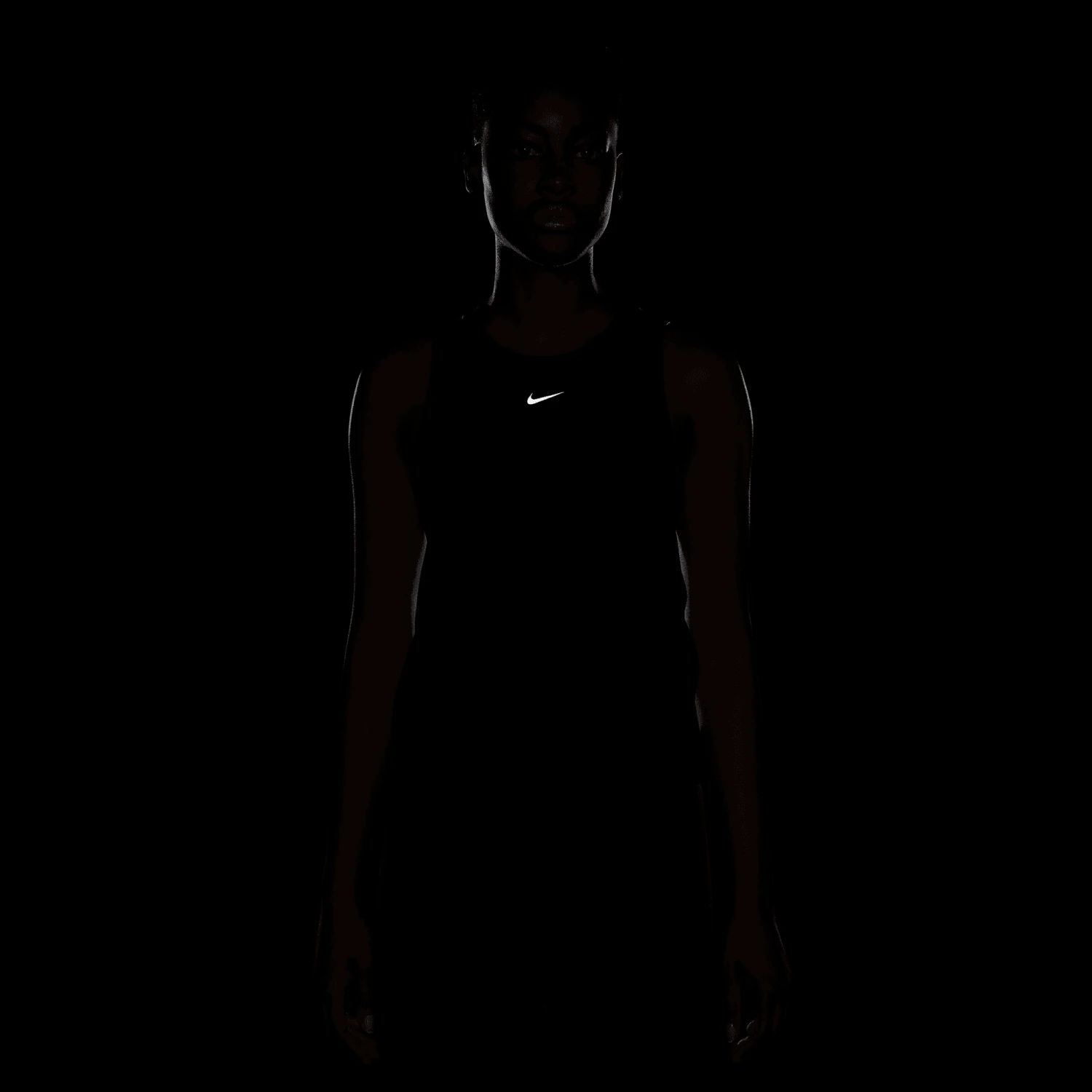 Nike Women's One Classic Dri-FIT Tank Top (010 - Black/Black) 8 Nike Women's One Classic Dri-FIT Tank Top (010 - Black/Black) - Image 8