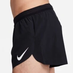 Nike Men's Aeroswift Dri-FIT ADV 2" Brief-Lined Running Shorts (010 - Black/Summit White) -Shoes Fashion Store AURORA FN3349 010 PHSYM005 2000