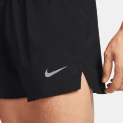 Nike Men's Dri-FIT Fast 3" Brief-Lined Running Shorts (010 - Black/Black/Reflective Silver) -Shoes Fashion Store AURORA FN3355 010 PHSYM003 2000