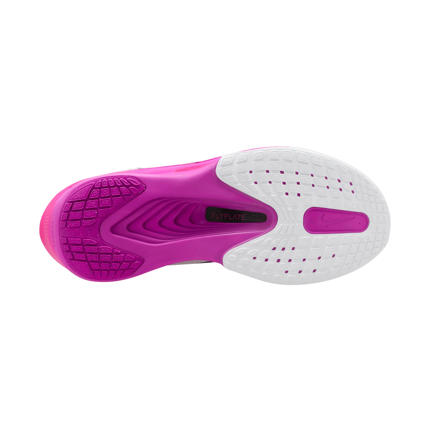 Nike Men’s Zoom Fly 6 (101 - White/Black-Vivid Grape/Hyper Pink) 4 Nike Men’s Zoom Fly 6 (101 - White/Black-Vivid Grape/Hyper Pink) - Image 4